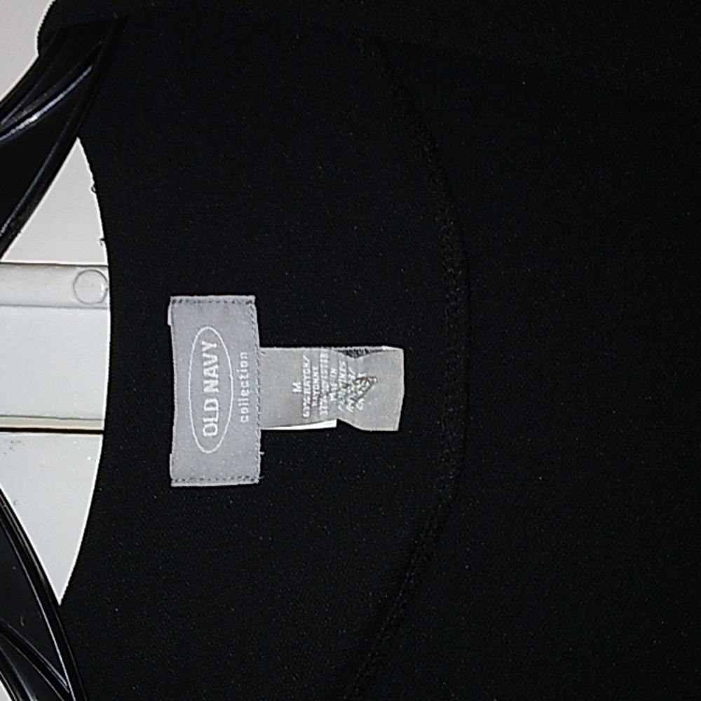 Black Faux Wrap Dress - Picture 2 of 6